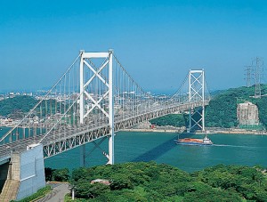 関門橋の写真
